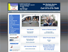 Tablet Screenshot of getmyhealthinsurance.com